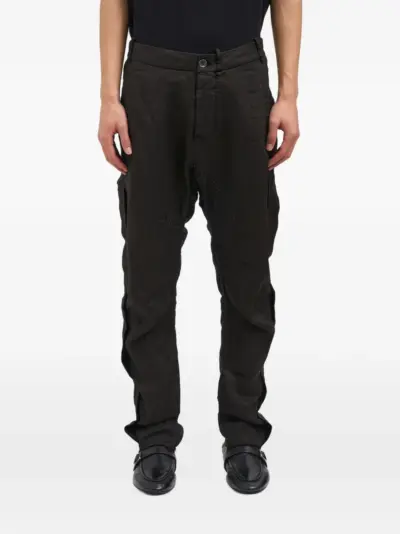 Masnada cargo paneled trousers - Black