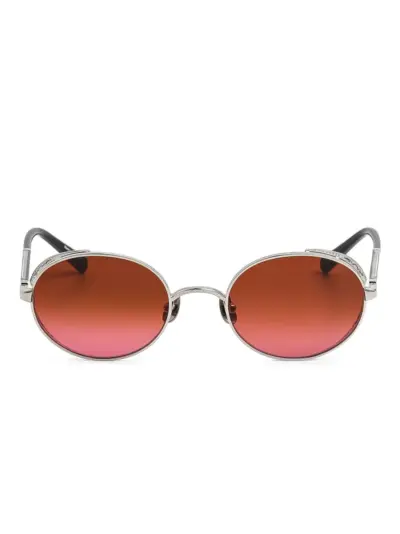 Matsuda round-frame sunglasses - White