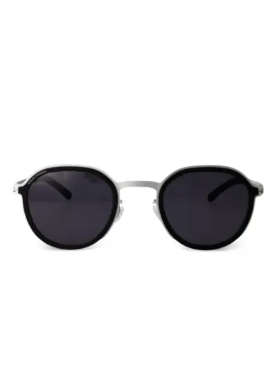 Mykita round stainless steel sunglasses - Black
