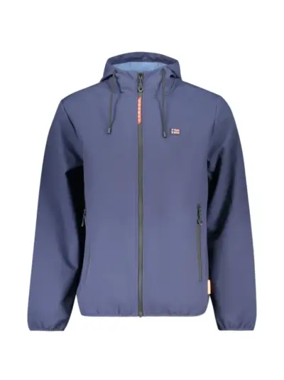 Norwegian Rain hooded zip-up jacket - Blue