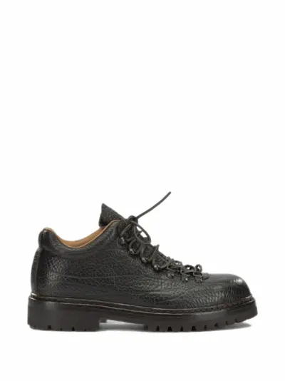 Officine Creative Artic Flexi 001 pebbled lace-up hiking boots - Brown