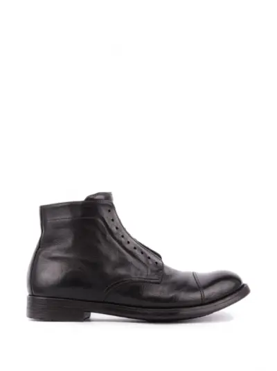 Officine Creative Hive 005 zipped boots - Black