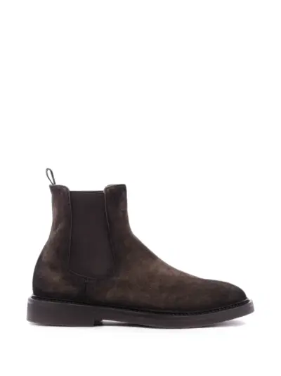 Officine Creative Hopkins Flexi 204 suede chelsea boots - Brown