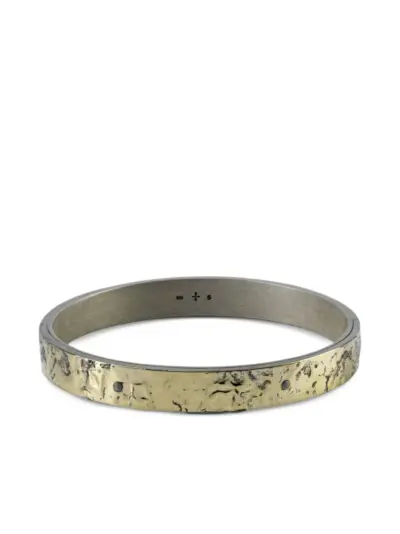 Parts of Four 18K yellow gold Sistema Bangle bracelet - Silver