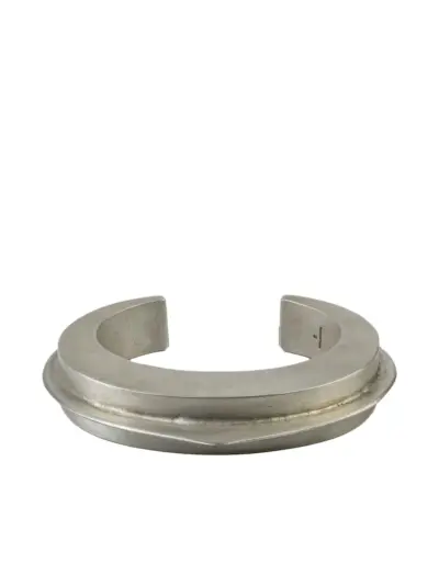 Parts of Four Crescent folded bracelet - Silver