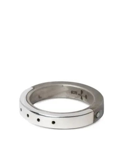Parts of Four Sistema 4-hole sterling-silver ring