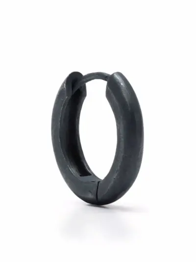 Parts of Four small hoop earring - Grey
