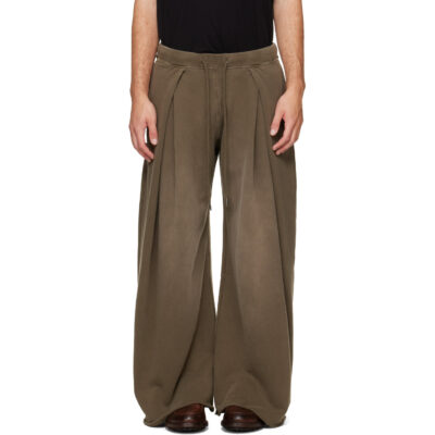 R13 Khaki Foldover Sweatpants