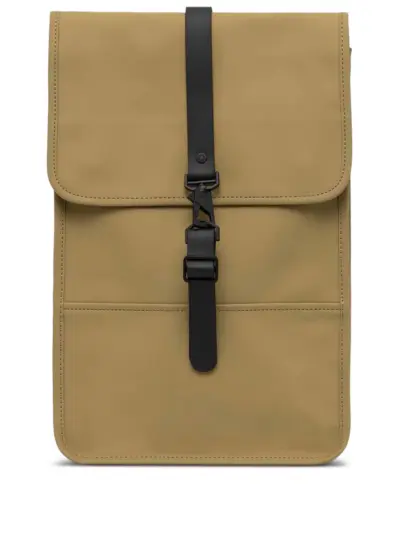 Rains 13020 buckle-strap backpack - Neutrals