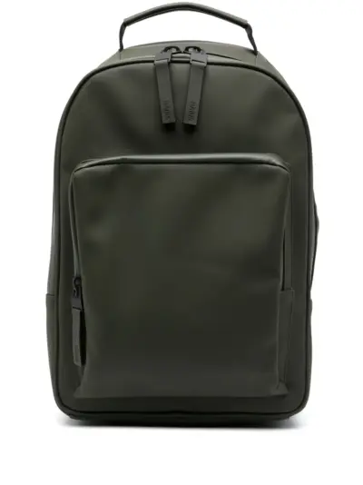 Rains Book Daypack faux-leather backpack - Green