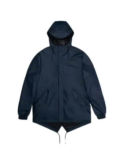 Rains Fishtail coat - Blue
