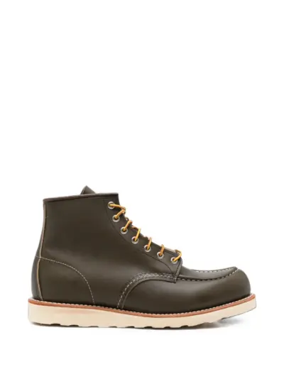 Red Wing Shoes Moc Toe leather boots - Green