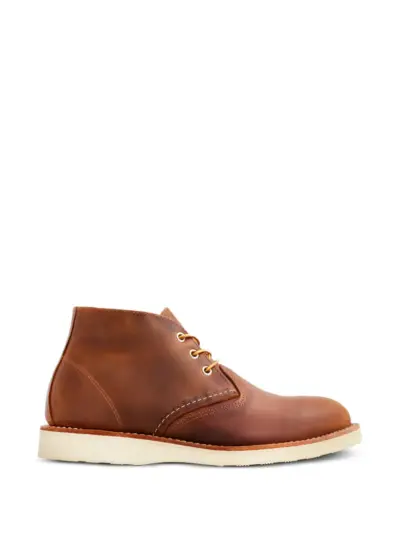 Red Wing Shoes Work Chukka leather boots - Brown