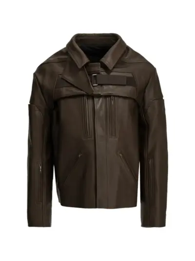 Rick Owens 2 piece mac jacket - Brown