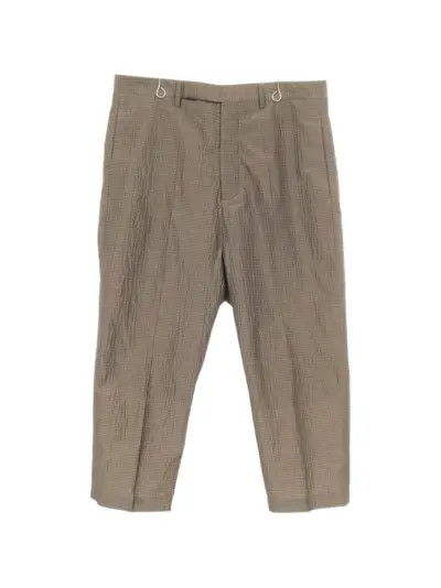 Rick Owens 2010s Astaires cropped trousers - Neutrals
