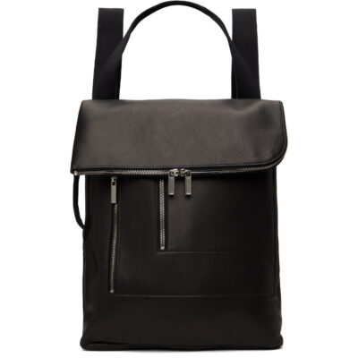 Rick Owens Black Hollywood Cargo Backpack