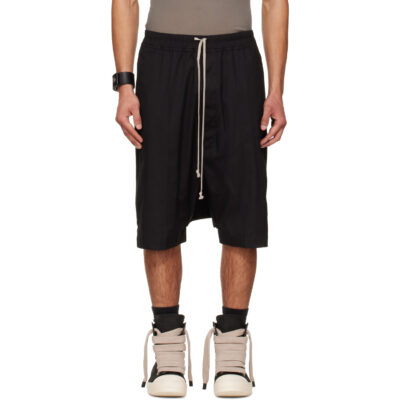 Rick Owens Black Temple Rick S Pods Shorts