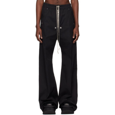 Rick Owens Black Temple Wide Bela Trousers