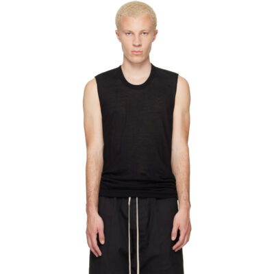 Rick Owens Black Tower Basic SL Tank Top