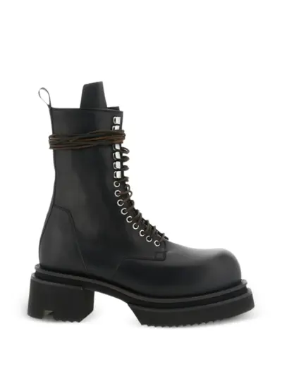 Rick Owens Bogun lace-up boots - Black