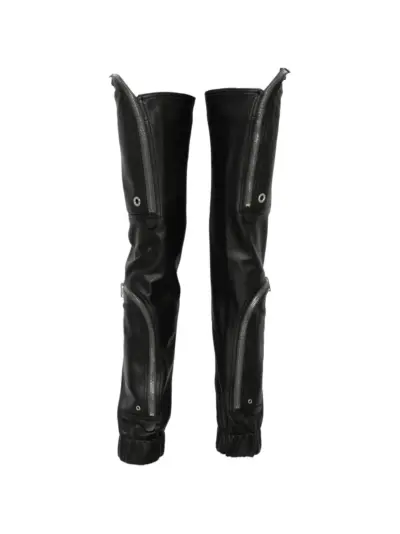 Rick Owens Cargo leather trousers - Black