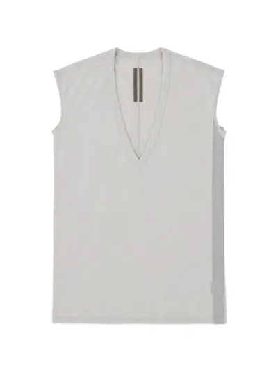 Rick Owens DRKSHDW Dylan T V-neck sleeveless T-shirt - White
