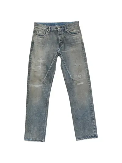 Rick Owens DRKSHDW Krist Wash distressed jeans - Blue