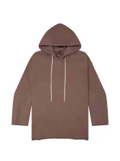 Rick Owens DRKSHDW Peter drawstring hoodie - Brown