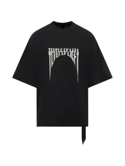 Rick Owens DRKSHDW Tommy graphic-print T-shirt - Black