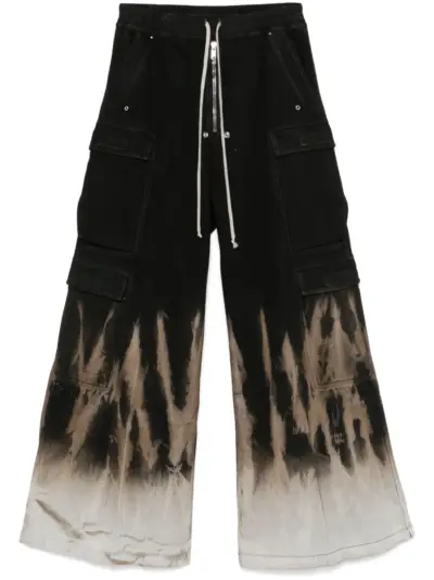 Rick Owens DRKSHDW double cargo trousers - Black