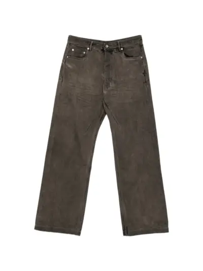 Rick Owens DRKSHDW faded whiskered jeans - Grey
