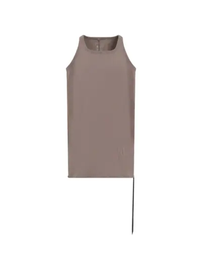Rick Owens DRKSHDW raw-edge tank top - Neutrals