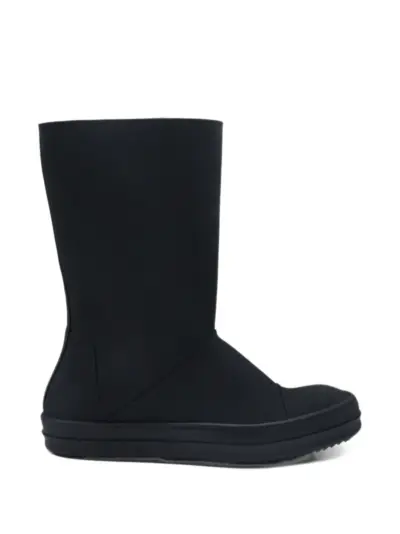 Rick Owens DRKSHDW tower sneakwaders in all black rubber
