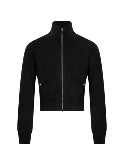 Rick Owens DRKSHDW zip-up high-neck jacket - Black