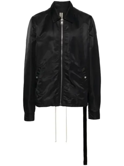Rick Owens DRKSHDW zip-up shirt jacket - Black