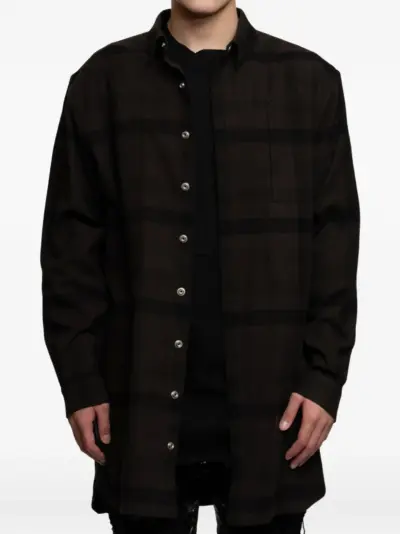 Rick Owens Jumbo Fogpocket shirt - Brown