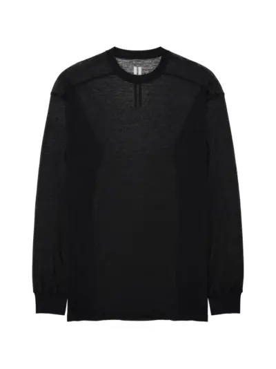 Rick Owens Jumbo long-sleeved t-shirt - Black