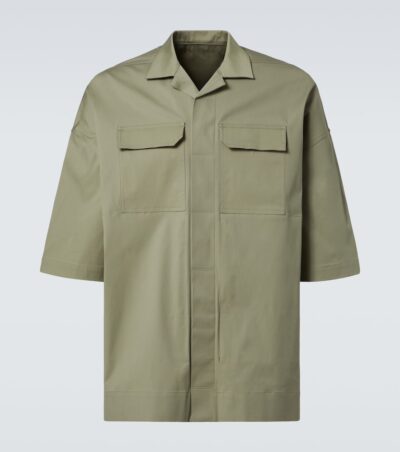 Rick Owens Magnum Tommy cotton-blend poplin shirt