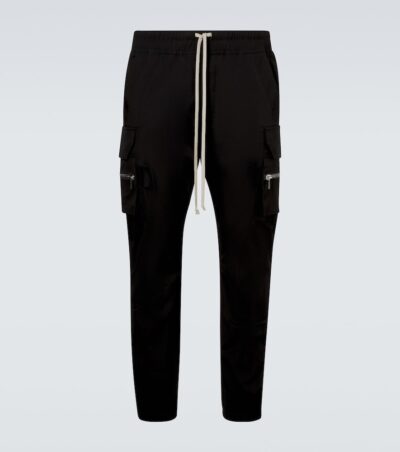 Rick Owens Mastodon cotton-blend poplin slim pants