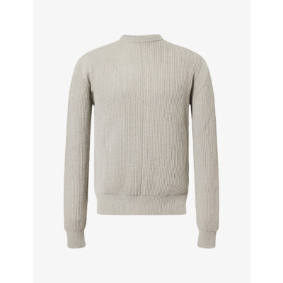 Rick Owens Mens Rick Owens Fisherman Crew-Neck Wool Jumper