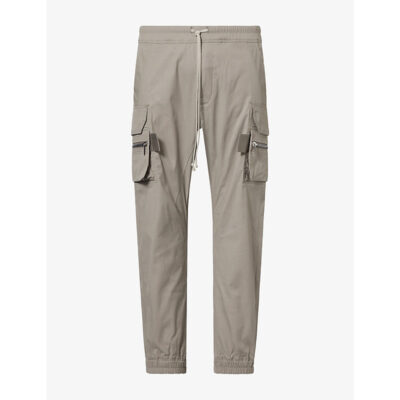 Rick Owens Mens Rick Owens Mastodon Drawstring Cotton-Blend Cargo Pants