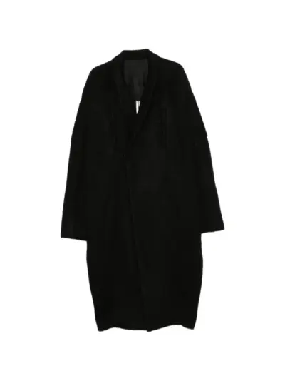 Rick Owens Poiret oversized notch-lapel coat - Black