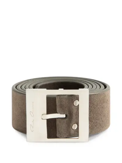 Rick Owens Stooges buckle belt - Brown