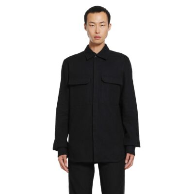 Rick Owens Temple Work Shirt in Warm Felt