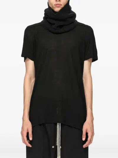 Rick Owens Tower Tube ribbed-knit scarf - Black