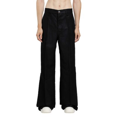 Rick Owens Tower Work Pants in Ramie Moleskin