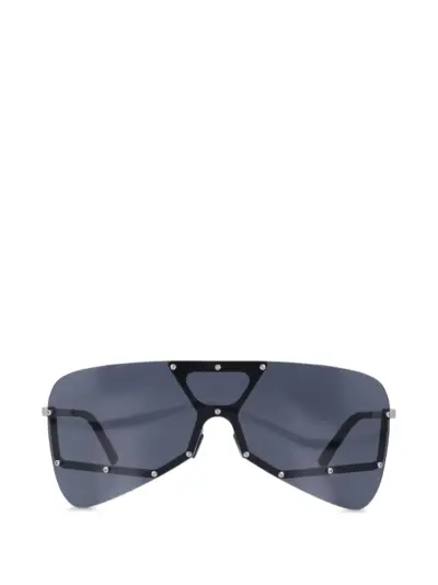 Rick Owens Tower shield-frame sunglasses - Black