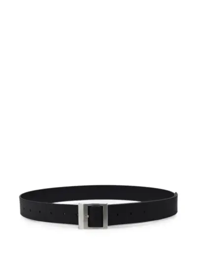 Rick Owens Tower stooges belt in cow leather - Black