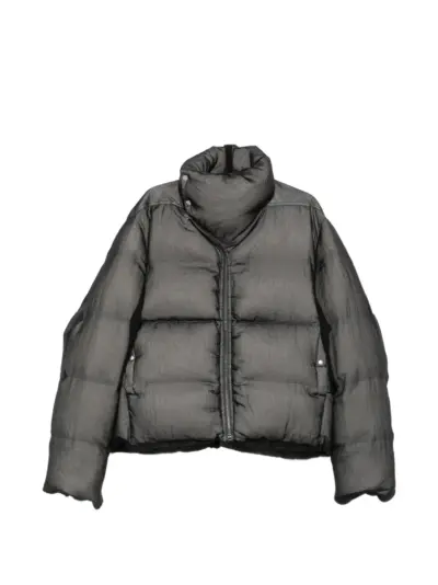 Rick Owens Turtle funnel-neck padded jacket - Black