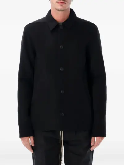 Rick Owens buttoned Brad jacket - Black
